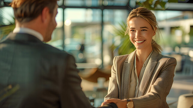 Successful Business Partnership Handshake