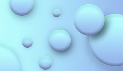 Bubble Background. Modern Bubbles Color Palette Illustration for Business Product Presentation