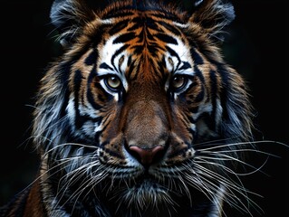 Fototapeta premium Majestic Tiger in the Shadows