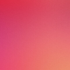 Fototapeta premium Pink and orange gradient background featuring a subtle grainy texture
