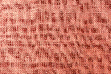 Fototapeta premium texture fabric burlap for sewing brown background color macro