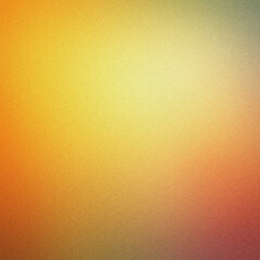 Abstract background with a grainy texture fading from yellow to orange and green