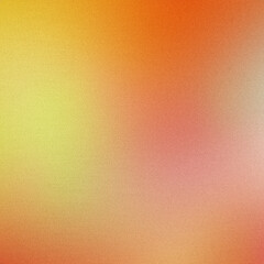 Smooth gradient of pastel yellow and orange with a grainy texture in an abstract background