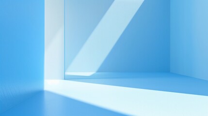 Fototapeta premium blue concept for product presentation, background