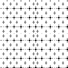 Fototapeta premium Seamless pattern of simple small geometry motif