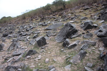 Mountain landscapes in northwest Argentina in autumn