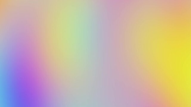 Animated gradient , seamless loop background, rainbow colors