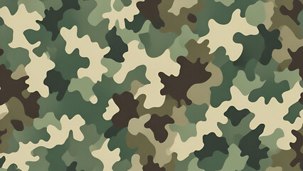 War camouflage seamless texture, 16:9, with copyspace, 300 dpi