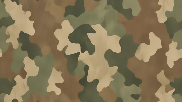 War camouflage seamless texture, 16:9, with copyspace, 300 dpi