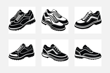 set of shoes