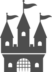 Castle - Fairy Tale Vector Graphic 