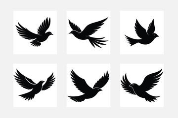 wings set vector