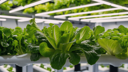 Obraz premium vegetables in a greenhouse