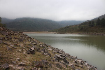 Mountain landscapes in northwest Argentina in autumn
