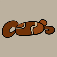 Abstract ethnic ornament of Maya Indians. 