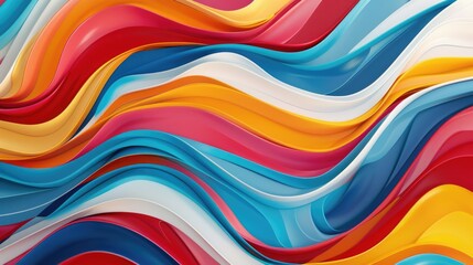 Wavy Abstract Background