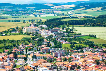 A view of the surrounding world from the walls of Spis castle