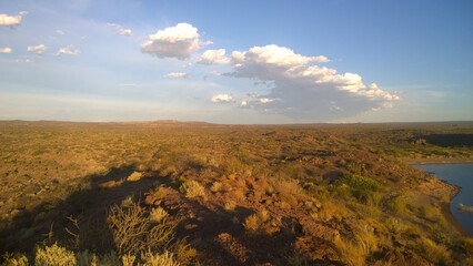 landscape in the morning