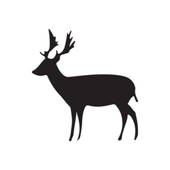 deer silhouette vector