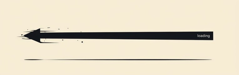 Obraz premium Minimalistic vector graphic of the text 