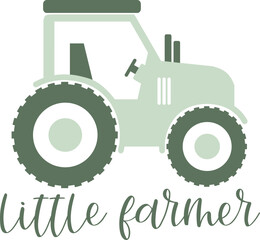 Little Farmer Tractor Graphic