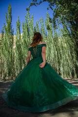 bride in the forest