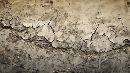 Obraz premium Aged concrete wall with distressed texture, grey cement background, rough and grungy material