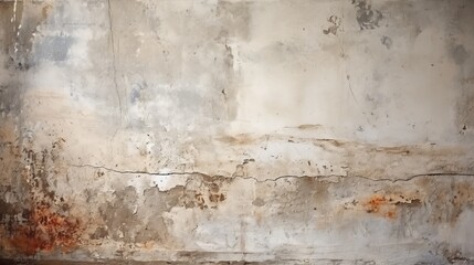 Obraz premium Aged concrete grunge wall scratched cement background in old rough grey texture