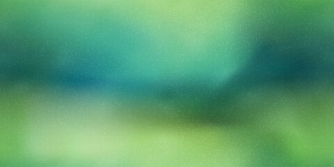 Green royal gradient seamless pattern with noise texture. Emerald blue silk bg with soft transitions and effect ombre. Vector gradient mesh illustration. © Kusandra