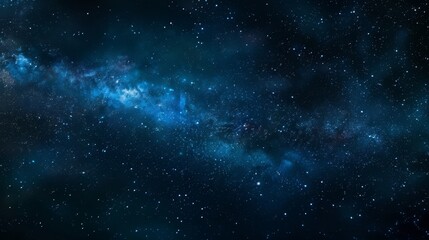 Obraz premium Starry Night Sky with Cosmic Nebula. International Astronomy Day