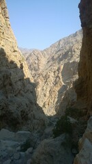 canyon in the mountains