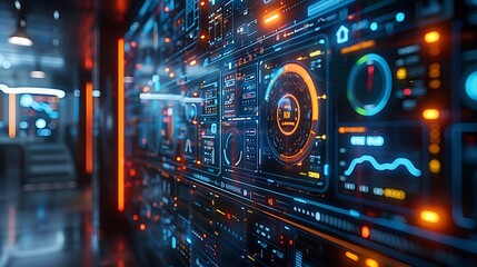 Fototapeta premium Modern smart home with devices 