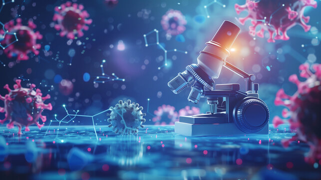 A scientific laboratory specializing in research on viruses and bacteria. This place is the epicenter of discoveries related to microorganisms that are important for health and medicine.