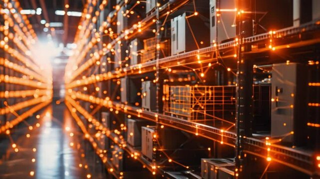 Blockchain tracks product sustainability in supply chain for transparency and accountability. Concept Blockchain, Product Sustainability, Supply Chain, Transparency, Accountability