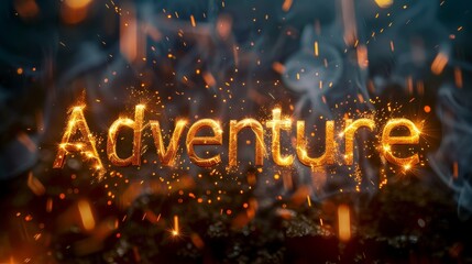 Diffused Lighting Travel experiences concept art poster.