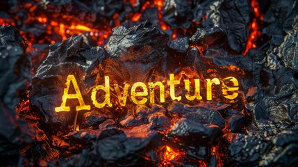 Lava Travel experiences concept art poster.