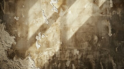 Textured brown wall with white marks in angled light