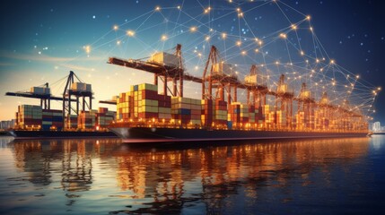 Ai driven logistics network technology for enhanced supply chain management efficiency