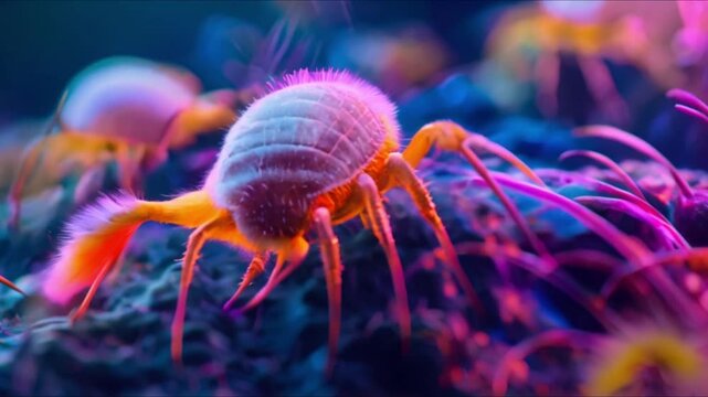 Tiny dust mites in homes trigger allergies in some individuals. Concept Dust Mites, Allergies, Indoor Air Quality, Home Health, Common Household Pests