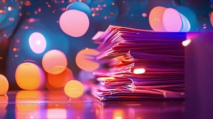 AI aids in document analysis using ML algorithms to extract data. Concept Document Analysis, ML Algorithms, Data Extraction, AI Technology