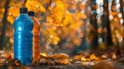 Scenic image of runners essentials symbolizing fueling and hydration on Global Running Day. Concept Global Running Day, Running Essentials, Fueling, Hydration, Scenic Views