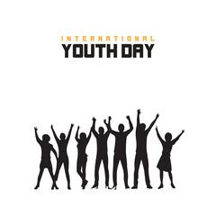 International Youth Day social media post design