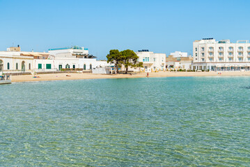 Porto Cesareo seaside resort on the Ionian sea in Puglia, province of Lecce, Italy