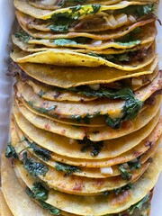 Birra tacos on a plate