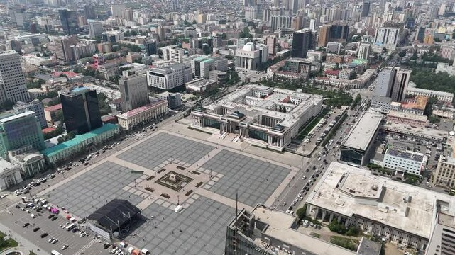S&uuml;khbaatar Platz Ulaan Baatar