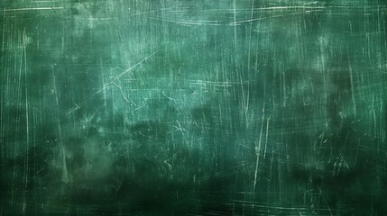 Green chalkboard background, Blackboard texture in classroom school college concept