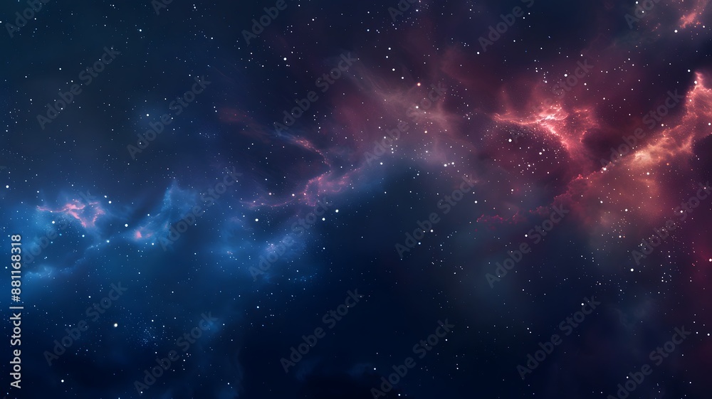 Poster cosmic nebula and galaxy background. galaxy background. nebula and galaxies in space. abstract cosmo