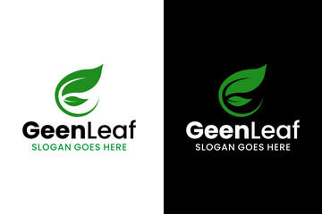Green Leaf Logo Design Vector