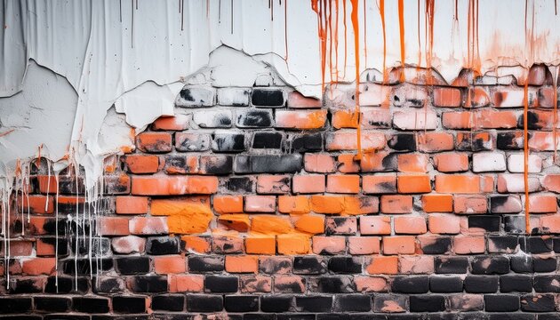 Muro de ladrillo de colores 35