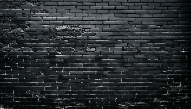 Muro de ladrillo color negro 13